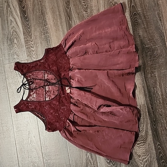 Free People Babydoll Mini Dress - Picture 4 of 4